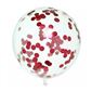 Воздушные шары Сияние мечты 12 (набор 5 шт), красный