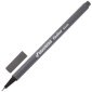 Ручка капиллярная (линер) BRAUBERG "Aero", СЕРАЯ, трехгранная, металлический наконечник, линия письма 0,4 мм, 142258