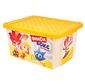 Детский ящик для хранения игрушек ФИКСИКИ, 17 л, желтый