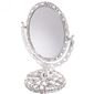 Зеркало настольное Версаль Овал 20см 439-1 серебро