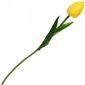 Цветок искусственный Тюльпан желтый 33см