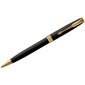 Ручка шариковая Parker "Sonnet Matte Black GT" черная, 1,0мм, поворот., подарочная упаковка