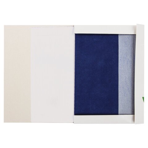 Бумага копировальная (копирка), синяя, А4, 100 листов, STAFF, 112401