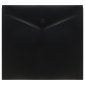Папка-конверт на кнопке СТАММ А5+, 150мкм, пластик, непрозрачная, черная