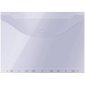 Папка-конверт OfficeSpace с перфорацией по длинной стороне и застежкой А4, 150мкм, пластик, прозрачная