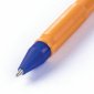 Ручка шариковая масляная ОФИСМАГ, СИНЯЯ, корпус оранжевый, узел 0,7 мм, линия письма 0,35 мм, 143221