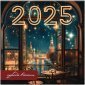 Календарь настенный перекидной на скрепке, 290*290 мм 12л. BG "Города России", 2025г.