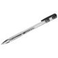 Ручка гелевая STAFF "Basic" GP-789, ЧЕРНАЯ, корпус прозрачный, хромированные детали, узел 0,5 мм, 142789
