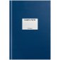 Книга учета OfficeSpace, А4, 96л., клетка, 200*290мм, бумвинил, цвет синий, блок офсетный, наклейка