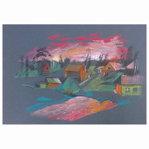 Пастель сухая художественная BRAUBERG ART CLASSIC, 36 цветов, круглое сечение, 181455