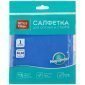 Салфетка для оптики и стекла OfficeClean "Стандарт" микрофибра, 30*30см, синяя