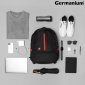 Рюкзак GERMANIUM "S-03" универсальный, с отделением для ноутбука, увеличенный объем, черный, 46х32х26 см, 226949