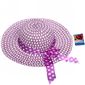Шляпа женская с широкими полями Summer, цвет нежно-фиолетовый, р58, ширина полей 10см