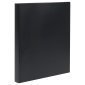 Папка на 2 кольцах OfficeSpace "Вита" А4, 25мм, 500мкм, пластик, черная