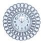 Часы настенные круглые d=31 см, корпус серый с серебром Классика Рубин