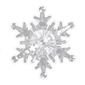 Фигурка Снежинка светодиодная на присоске 9,5*9,5 см, меняет цвет, с батарейкой /48