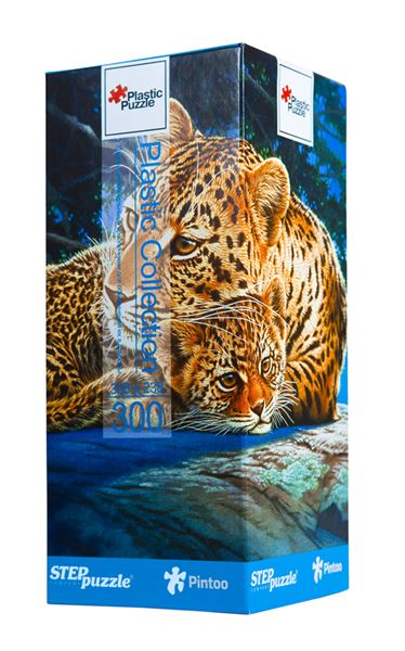 Пазл 300 элементов Леопарды (Пластиковый пазл)