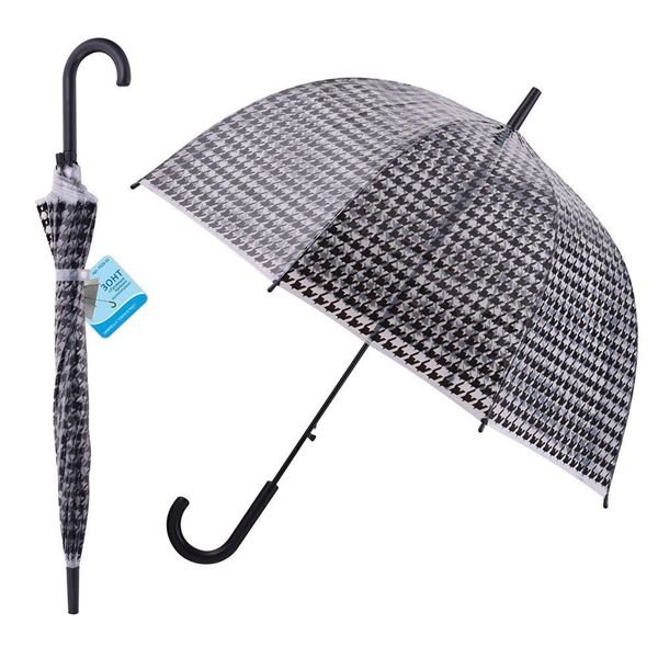 Зонт Гусиные лапки полуавтомат.D80см FX24-32