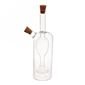 Бутылка стеклянная для специй 350мл Хай-Тек с пробковой крышкой, бокал, с маркировкой  «ADVANCE “